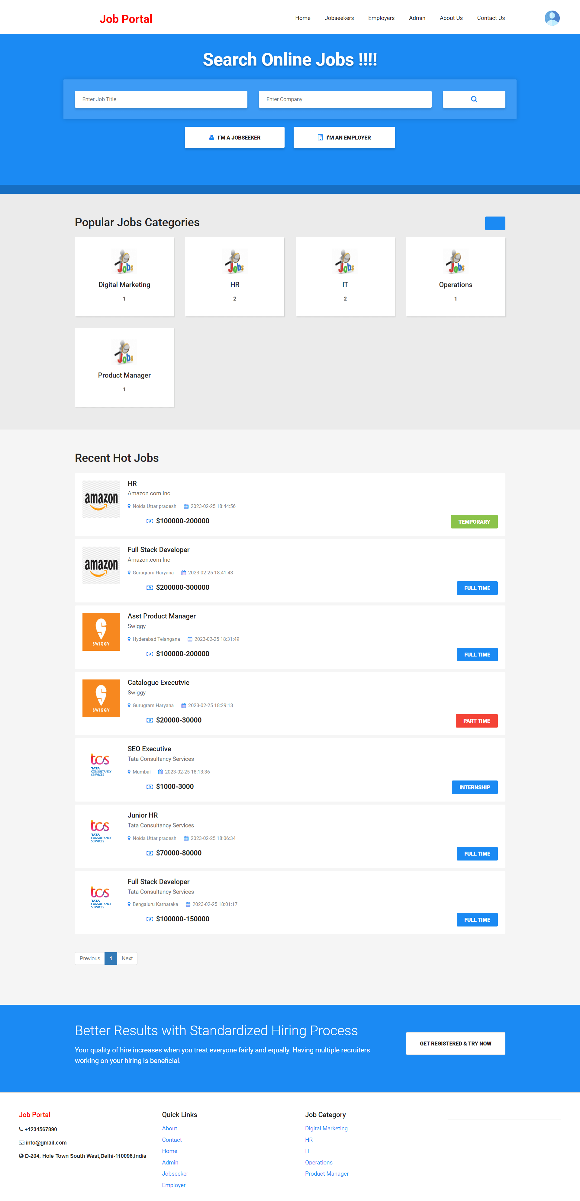Job Portal Application
